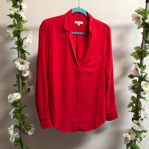 Equipment Tops - Equipment | NWT Keira Fuchsia Blouse Size Small